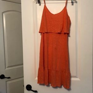 Coral dress